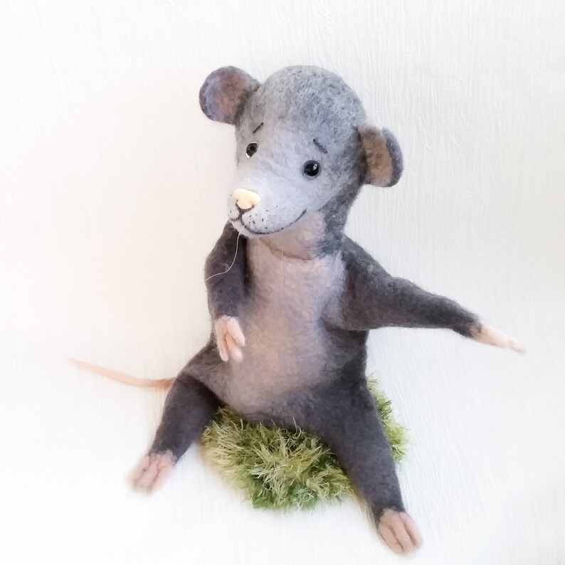 Handmade artisan mouse puppet traditional hand puppet glove Etsy