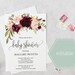 Printable Baby Shower Invitation Template, Baby Shower Invite, Baby ...