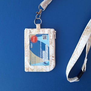 ID Lanyard Brieftasche, Lehrer Zubehör Geschenk, Musik Thema Lanyard, Musiker ID Inhaber Geldbörse Schlüsselanhänger Beutel, Handgefertigte Geldbörse für Frauen