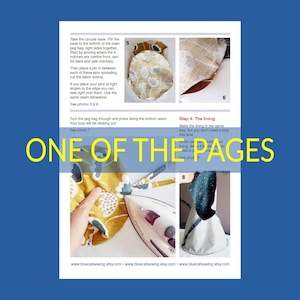 photo shows one of the pages of instructions with large clear colour photos.