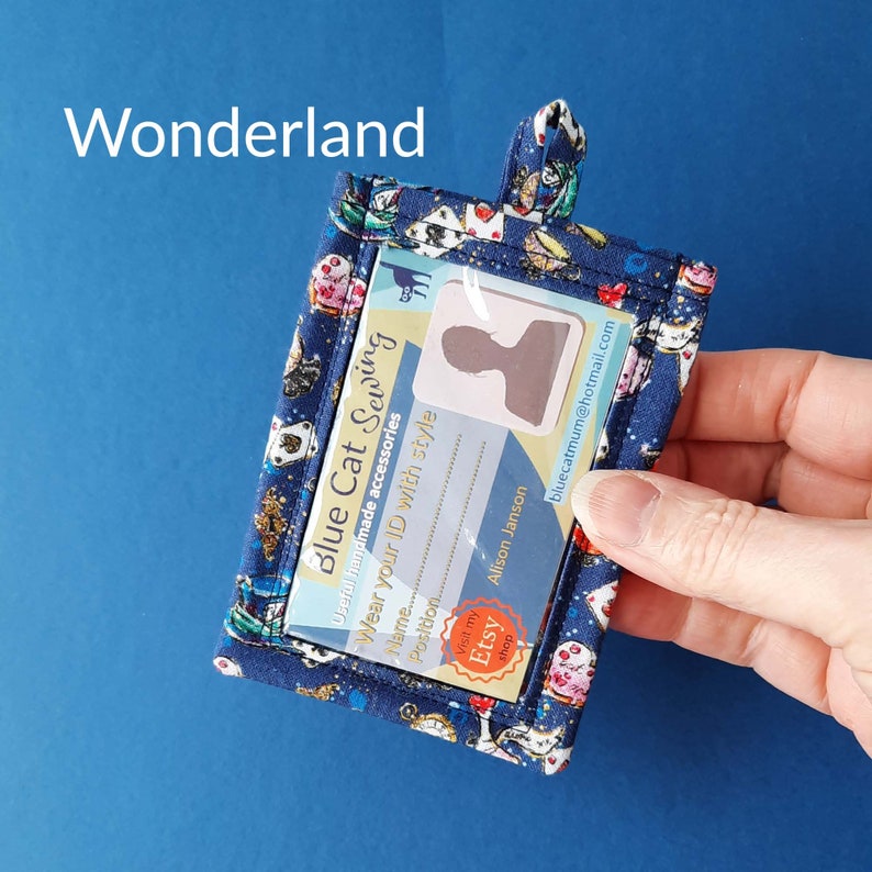 Handmade ID Lanyard Badge Holder, Medical Student Lanyard, Alice Wonderland Card Holder, Gift for Teacher, Breakaway Lanyard Alice Wonderland