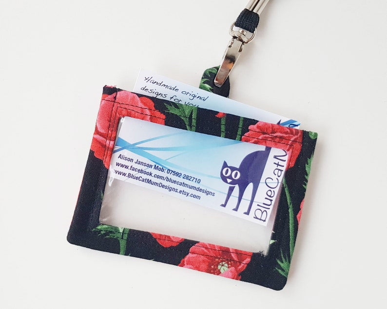 Horizontal ID Holder Sewing Pattern Digital Download PDF Etsy