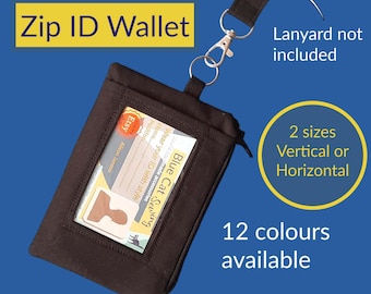 Wallet ID Holder for Lanyard: Discreetly Hold Money, Medication or Sanitary Products