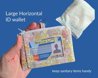 Pastel ID Holder: Zip Wallet, Lanyard Clip, Medication Pouch