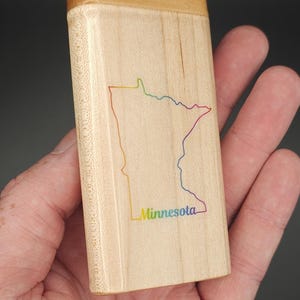 Handmade Minnesota State Dugout with One Hitter - Twist Top, Large Storage, Sustainable Gift