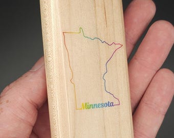 Handmade Minnesota State Dugout with One Hitter - Twist Top, Large Storage, Sustainable Gift