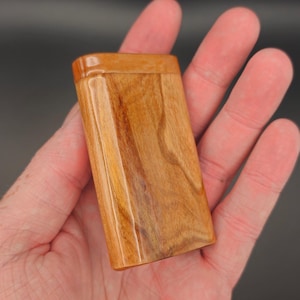 Handmade Mini Cherry Wood Dugout/One Hitter