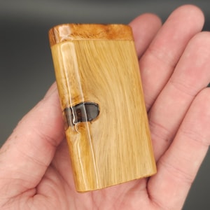 Handmade Mini Oak Wood Dugout/One Hitter