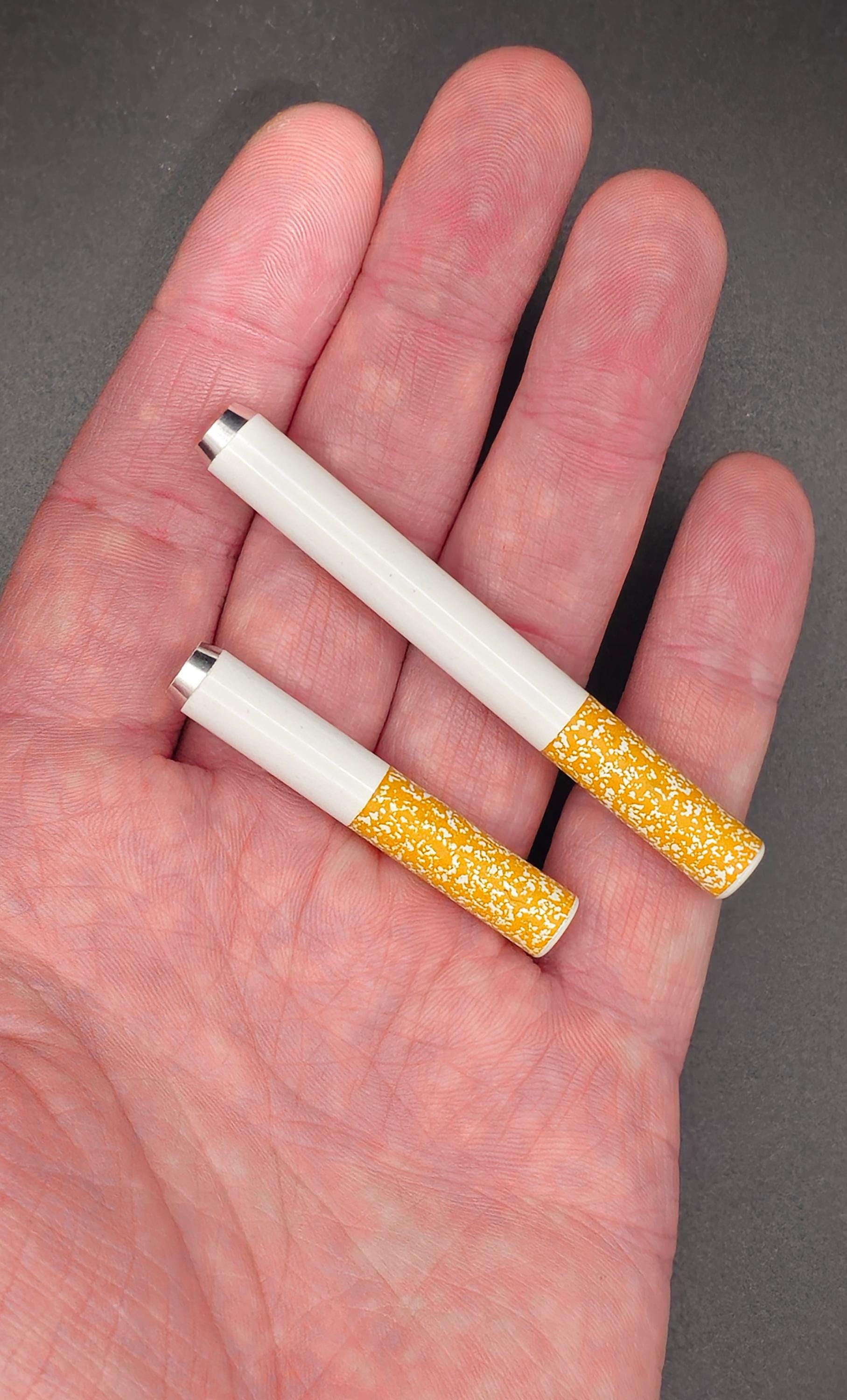 Premium 2" and 3" Ceramic-Coated Aluminum One-Hitter Pipes – Made in the USA