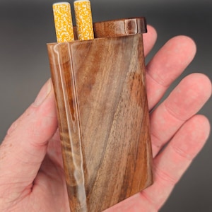 Handmade Black Walnut Double One Hitter/Dugout