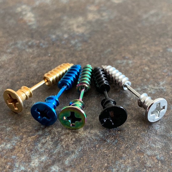 Etsy screw deals back earrings