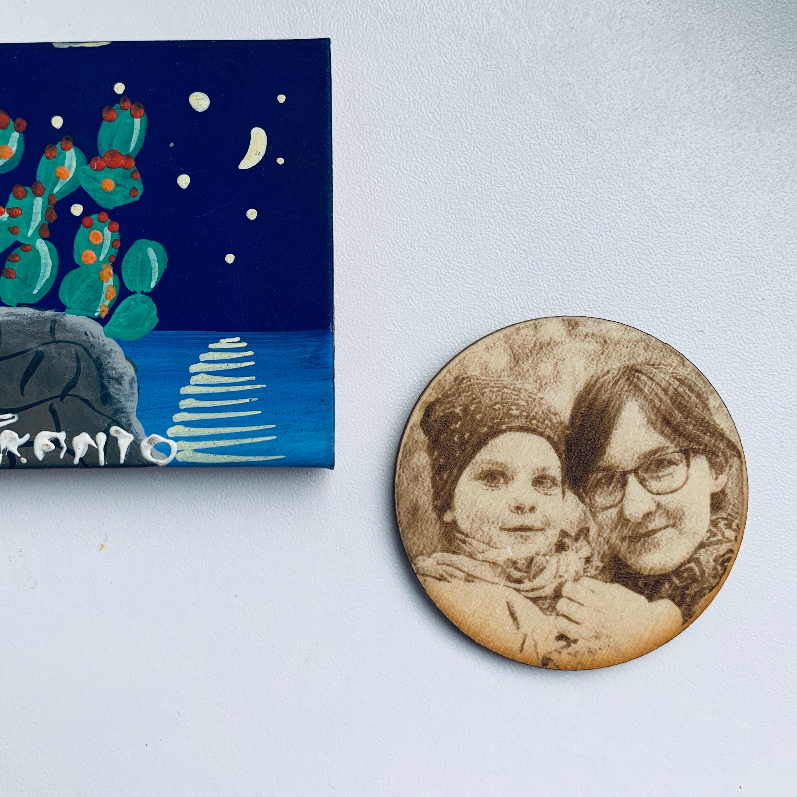 Fridge Custom Engraved Photo Engraved Etsy