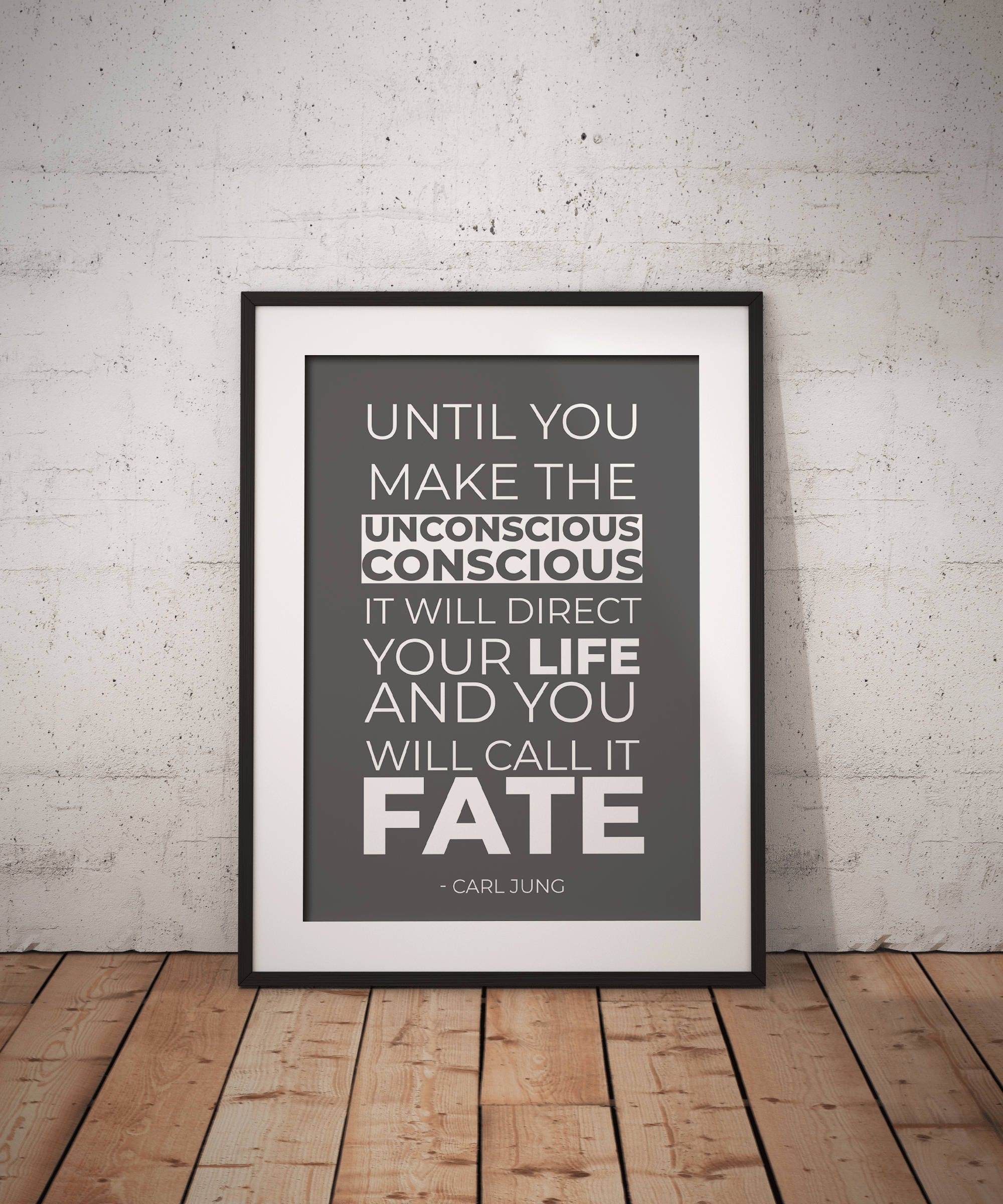 Until You Make The Unconscious Conscious It Will Direct Your Etsy Until You Make The Unconscious Conscious It Will Direct Your Etsy