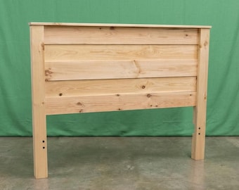 Solid Wood Headboard ~ California King ~ Unfinished | DIY | Amish Handcrafted in USA | Midwest Farmhouse Furniture