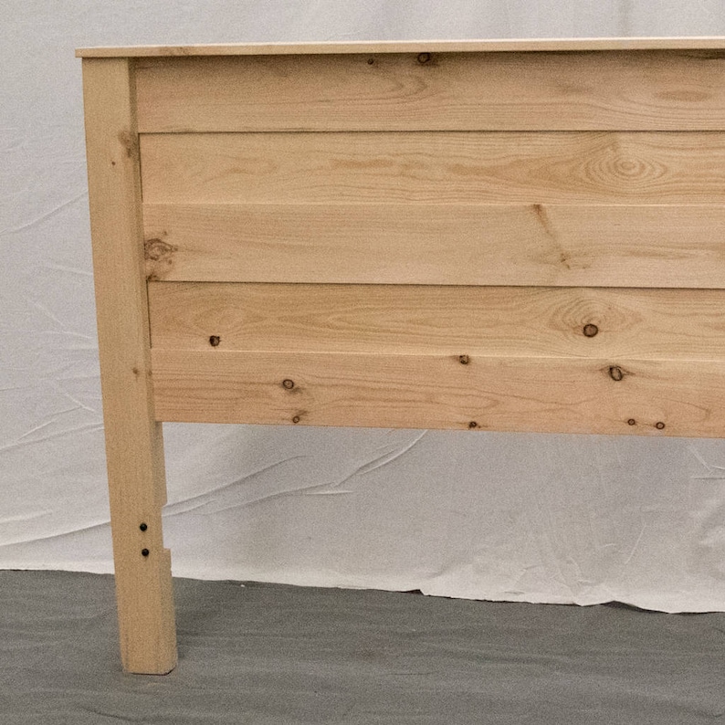 Unfinished Farmhouse Headboard / Wood Reclaimed Headboard / Etsy