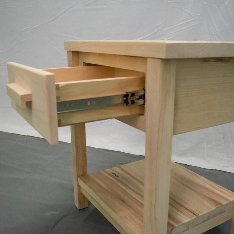 Unfinished Farmhouse Nightstand / Wood Reclaimed Nightstand / Etsy