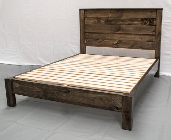 Rustic twin on sale platform bed