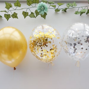 Globos de confeti de oro, plata, cumpleaños, fiesta, decoraciones, oro, guirnalda, ramo, globos de techo, boda, comprometido, bebé, novia