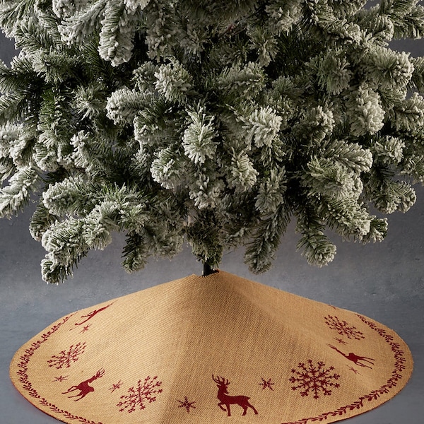 Burlap Tree Skirt Etsy