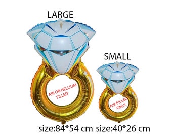 Ring Balloon Wedding Hen Party Decorations Bridal She Said Yes Marry Me