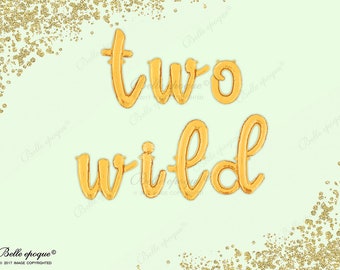 TWO WILD Letter Balloons | Gold Balloons | Cursive Balloons | Party, Garland Balloon | Baby | Bridal | Wedding, Home, Script, Alphabet