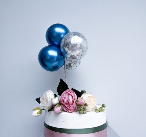 envami® Decorazioni Compleanno 8 anni Bambino Blu - Kit Palloncini Compleanno 8 anni