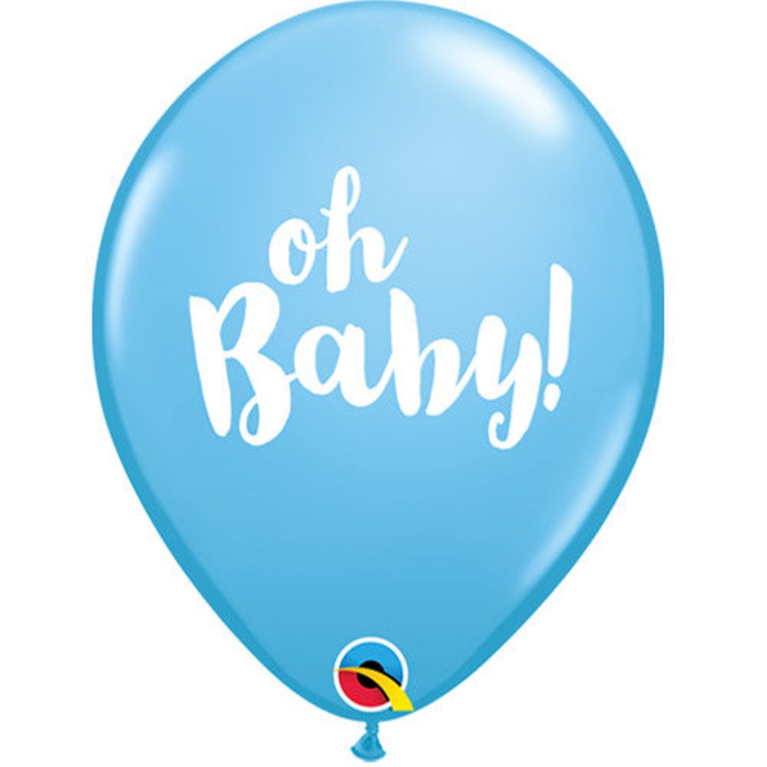 Oh Baby Balloons, 11 Latex, Birthday, Party, Decorations, Balloons