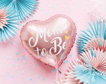 Mom To Be Balloon Foil Rose Gold Baby Shower Decorations Party Gift Baby