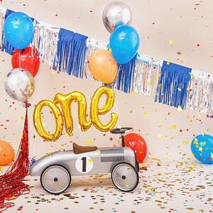 Rose gold ONE Script Balloon, Gold ONE, First Birthday, Cake Smash Photo Prop Balloon Banner, 1st Birthday Balloon Letter Champagne Wild