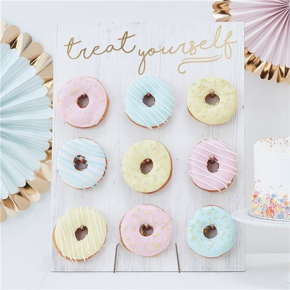Donut Peg Board Donut Board Weddng Donut Stand Holder Wood - Etsy