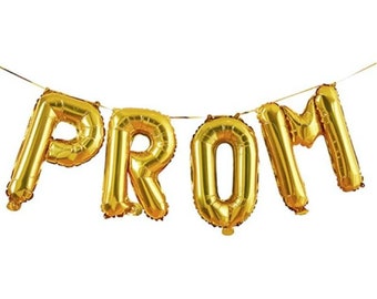 PROM 2024 Balloons Graduation Class of 2024 Goodby School Leavers Rose Gold Silver