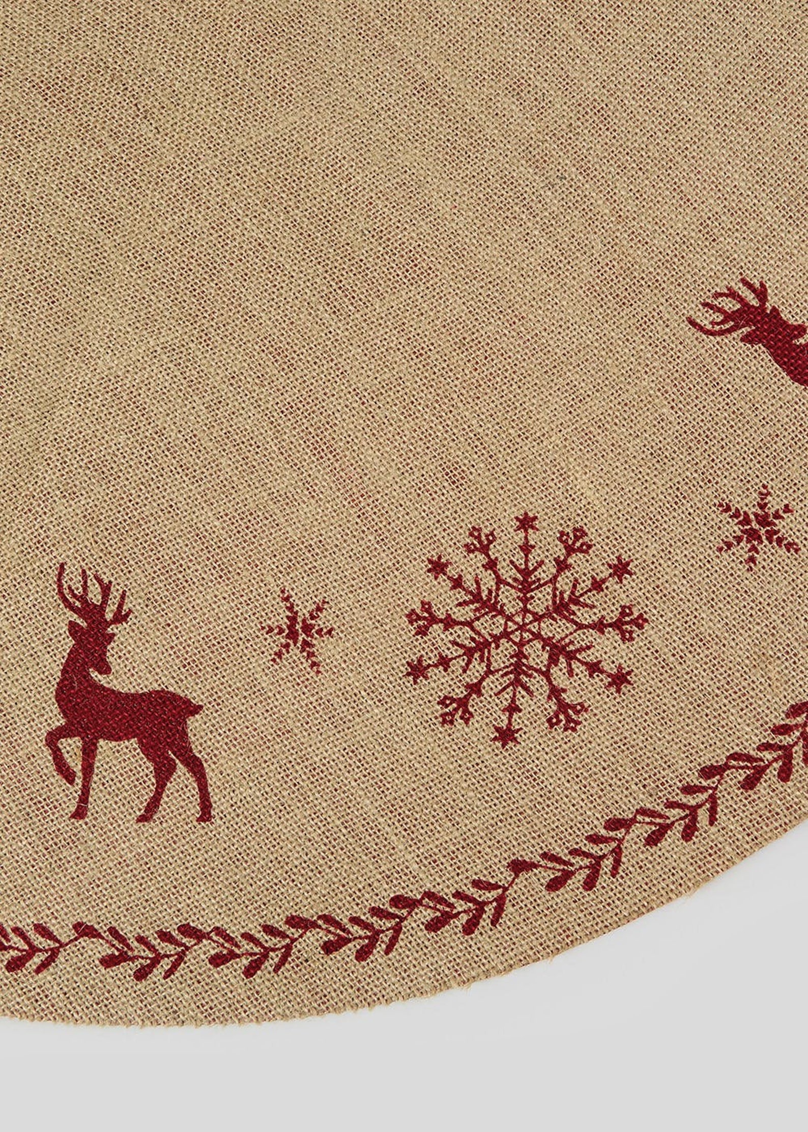 Christmas Tree Skirt Hessian Tree Skirt Burlap Skirt Etsy