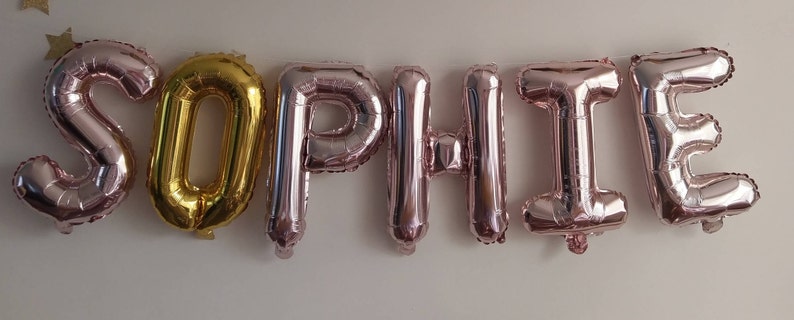 Happy Birthday Gold Silver Letters Balloon 50 and Fabulous Rose Gold Balloons Party Balloons Balloon Hashtag Balloons Garland Balloon