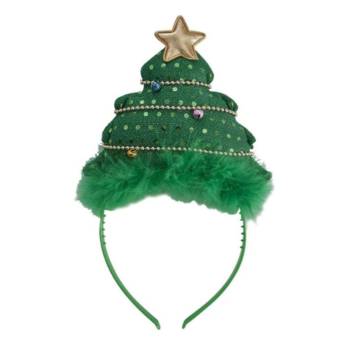 Weihnachts-Stirnband Rentiergeweih – Glitzerndes Rot Mit Ohren, Glöckchen & Pilz-Motiv, Für Party, Karneval & Fotobox