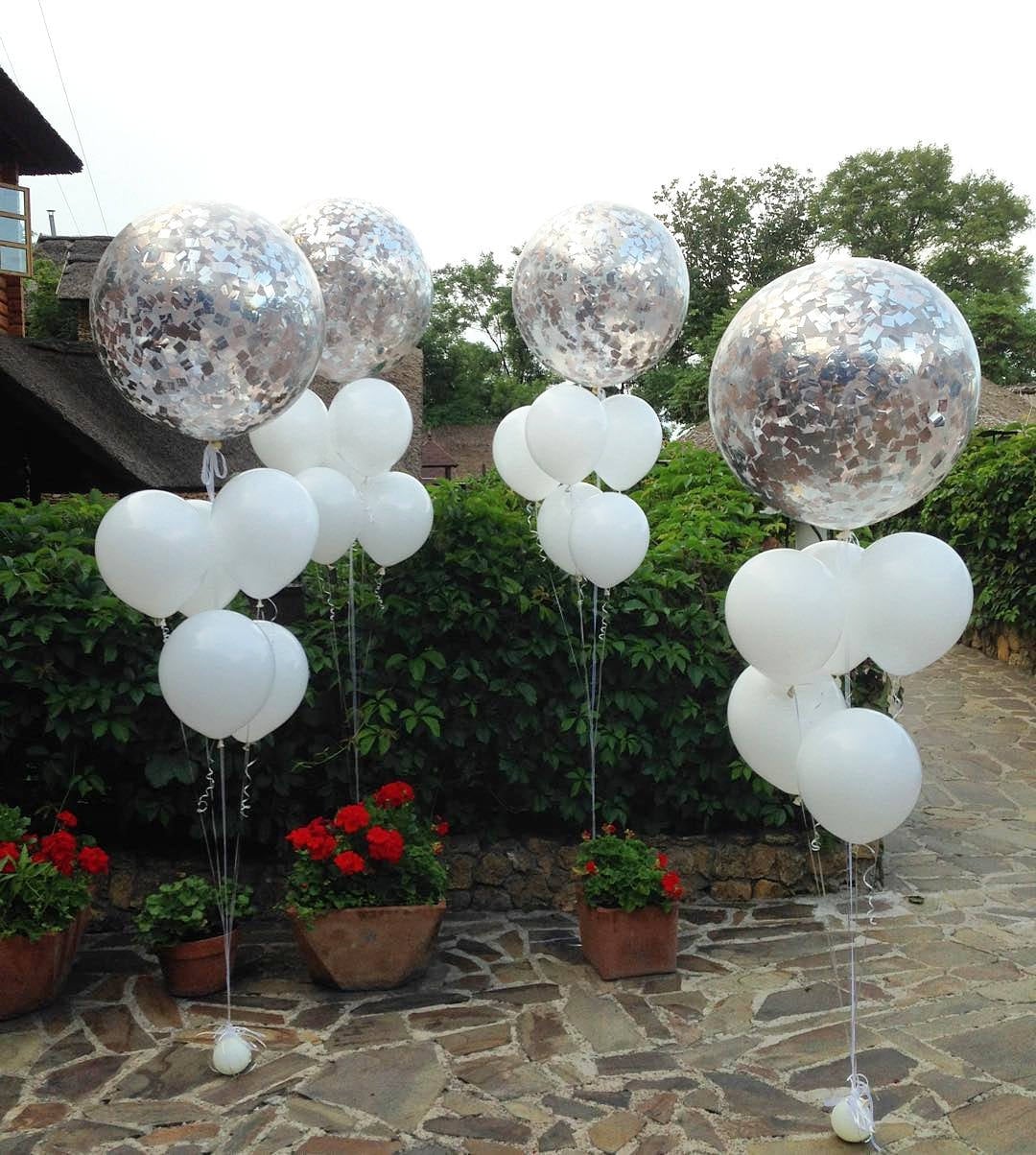 10/20 PEZZI Di Grandi Palloncini Bianchi Di 18 Pollici, Palloncini Jumbo Per Feste Di Compleanno, Matrimoni, Carnevali E Decorazioni | SHEIN ALIA