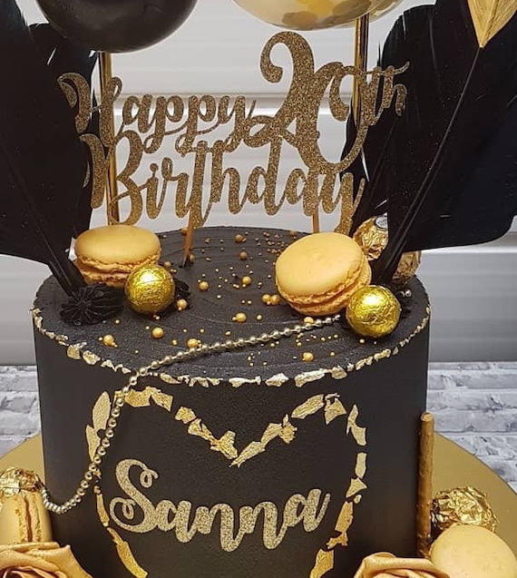 Cake topper Happy Birthday n°1