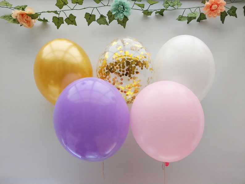 Birthday Wedding Garland Bouquet Ceiling Balloons Hen Do Decorations Party Engaged Gold Gold Confetti Balloons Bride To Be Baby