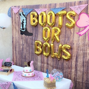BOOTS O BOWS globos de oro rosa globos de fiesta globos, globos de San Valentín globo Mylar, globo de ducha de bebé, oro plata cartas, bebé, proponer