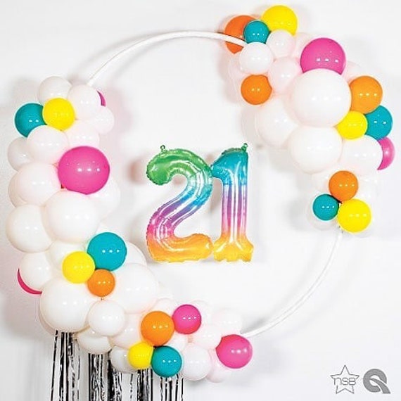 Set Di Palloncini Di Compleanno Set Di Palloncini Per 18 30 40 50 Anni Set Di Palloncini In Pellicola Di Alluminio Per Decorazioni Per Feste Di Compleanno - Foto 11