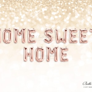 HOME SWEET HOME バルーン | ローズゴールドバルーン | ゴールドシルバーバルーン | パーティー | レター | ガーランドバルーン | シャワー | ファミリー | クリスマス