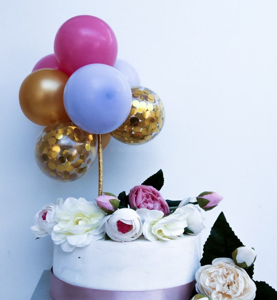 Mini globo pastel topper feliz cumpleaños decoraciones fiesta - Etsy España