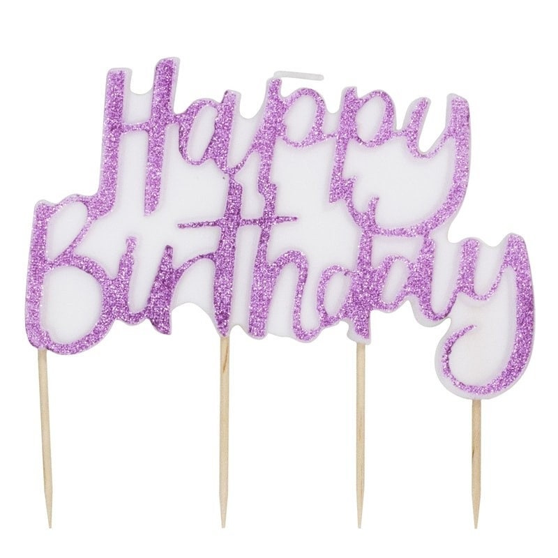 Happy Birthday Candles, 1st Birthday Party, Girls, Pink