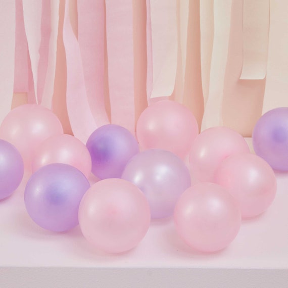Pink Lilac Lavender Balloons Scatter Party Decorations Baby Shower Hen Happy  Birthday Wedding Venue Bachelorett Kids Pearls 