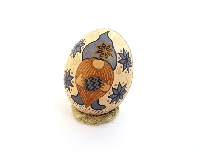 Spring gnomes Pysanky eggs Easter gnomes egg image 1