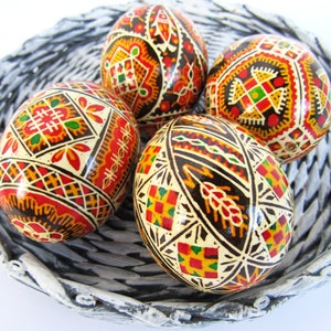 Pysanky eggs Ukranian easter eggs Collectable eggs