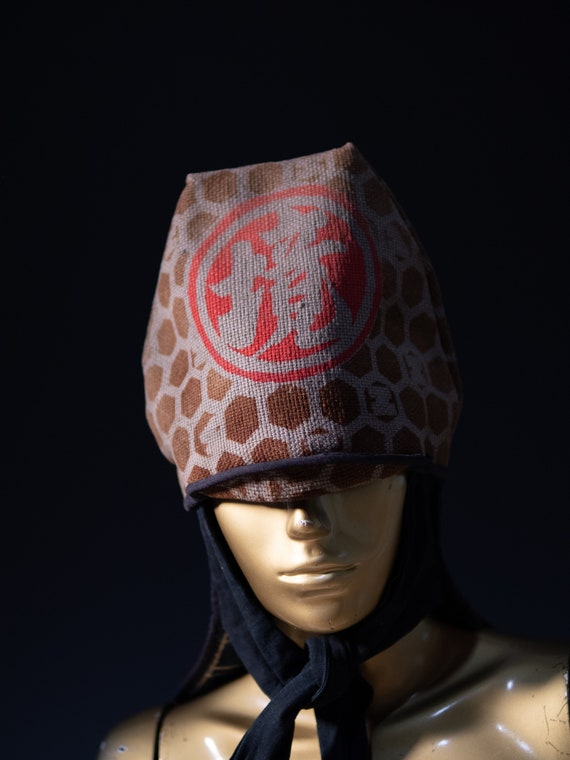FIREMAN cap Vintage Japanese fireman hat / indigo
