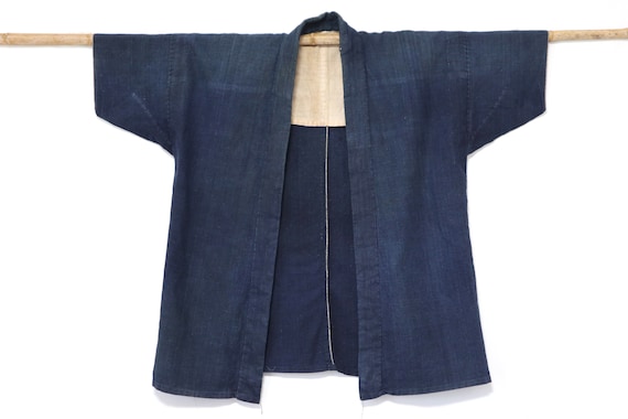 INDIGO NORAGI Japanese Vintage Hanten jacket