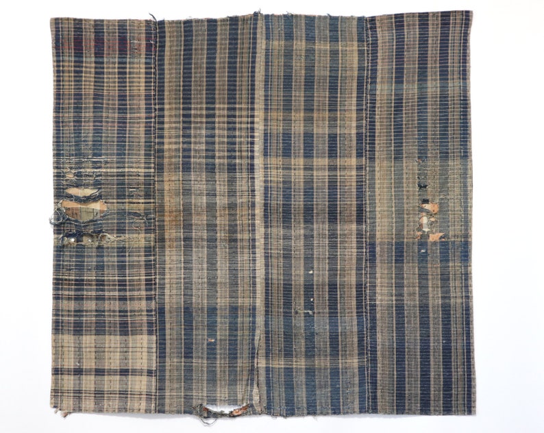 ZANSHI fabric Japanese vintage cloth 130x122cm boro
