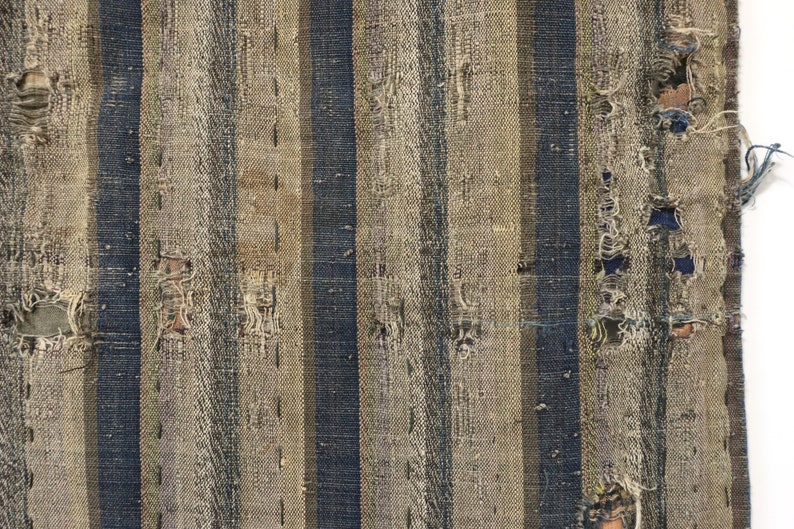 ZANSHI fabric Japanese vintage cloth 130x122cm boro