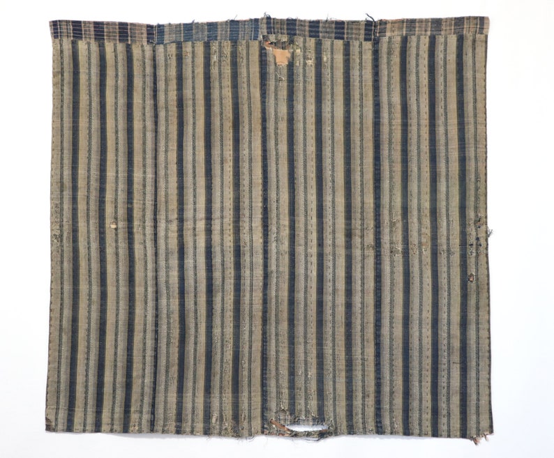ZANSHI fabric Japanese vintage cloth 130x122cm boro